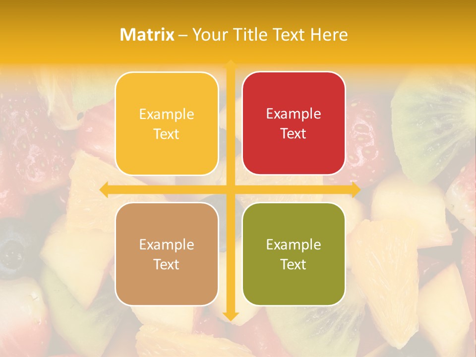 A Close Up Of A Bunch Of Fruit On A Table PowerPoint Template
