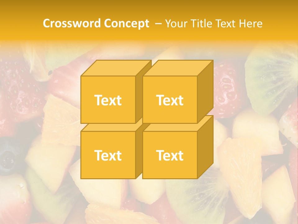 A Close Up Of A Bunch Of Fruit On A Table PowerPoint Template