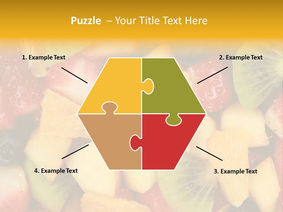 A Close Up Of A Bunch Of Fruit On A Table PowerPoint Template