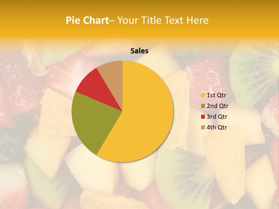 A Close Up Of A Bunch Of Fruit On A Table PowerPoint Template