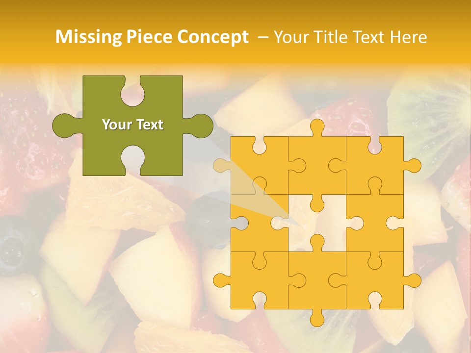 A Close Up Of A Bunch Of Fruit On A Table PowerPoint Template