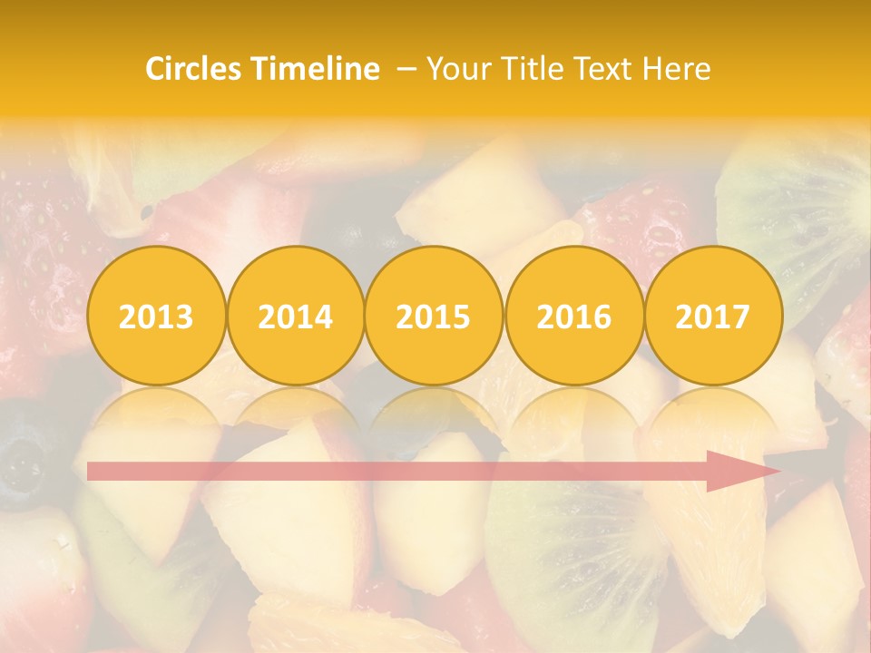 A Close Up Of A Bunch Of Fruit On A Table PowerPoint Template