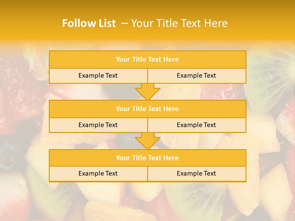 A Close Up Of A Bunch Of Fruit On A Table PowerPoint Template