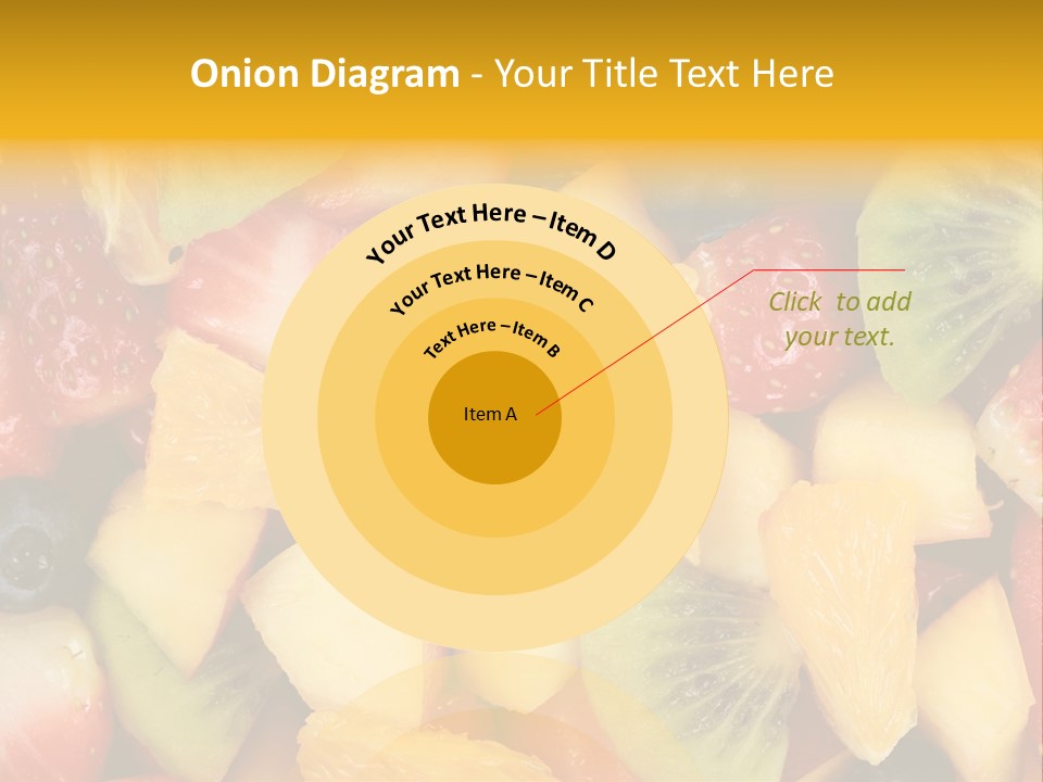 A Close Up Of A Bunch Of Fruit On A Table PowerPoint Template