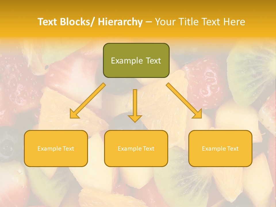 A Close Up Of A Bunch Of Fruit On A Table PowerPoint Template