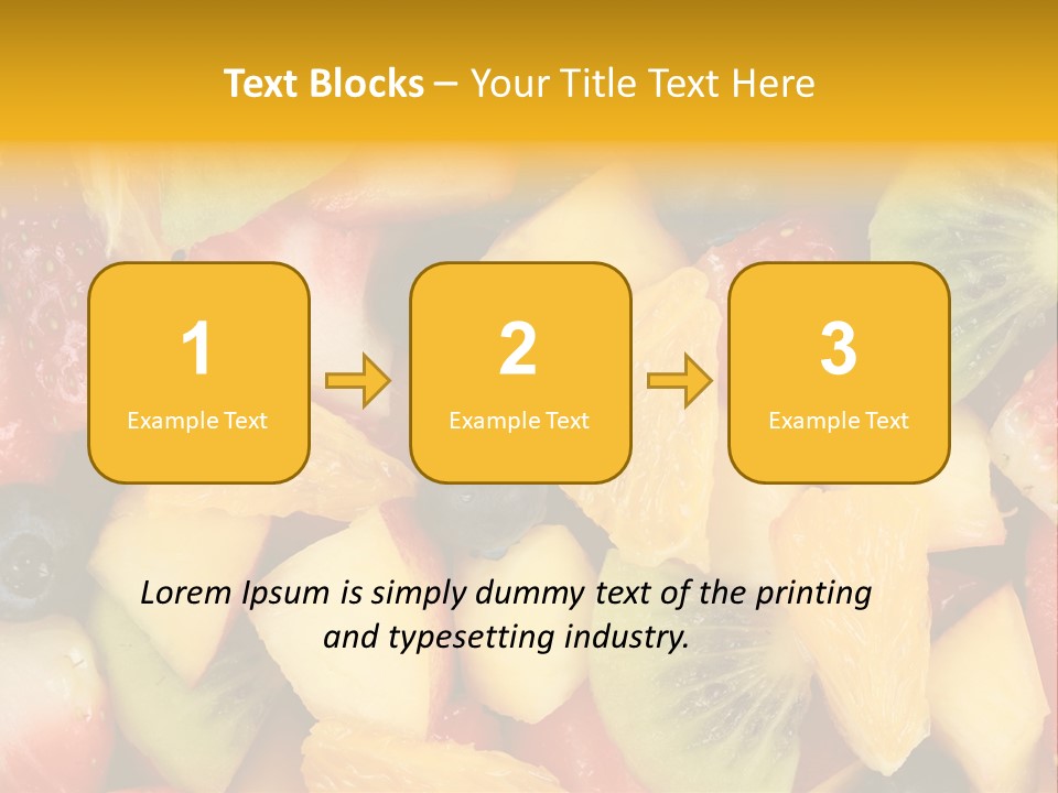 A Close Up Of A Bunch Of Fruit On A Table PowerPoint Template