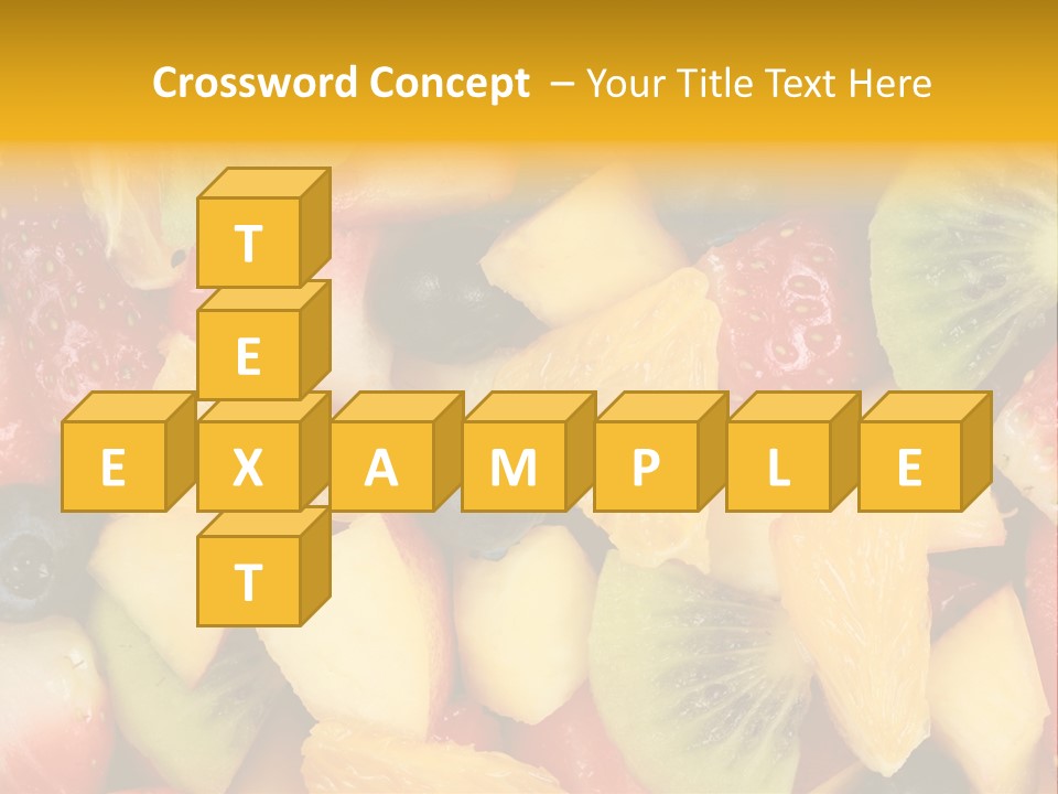 A Close Up Of A Bunch Of Fruit On A Table PowerPoint Template