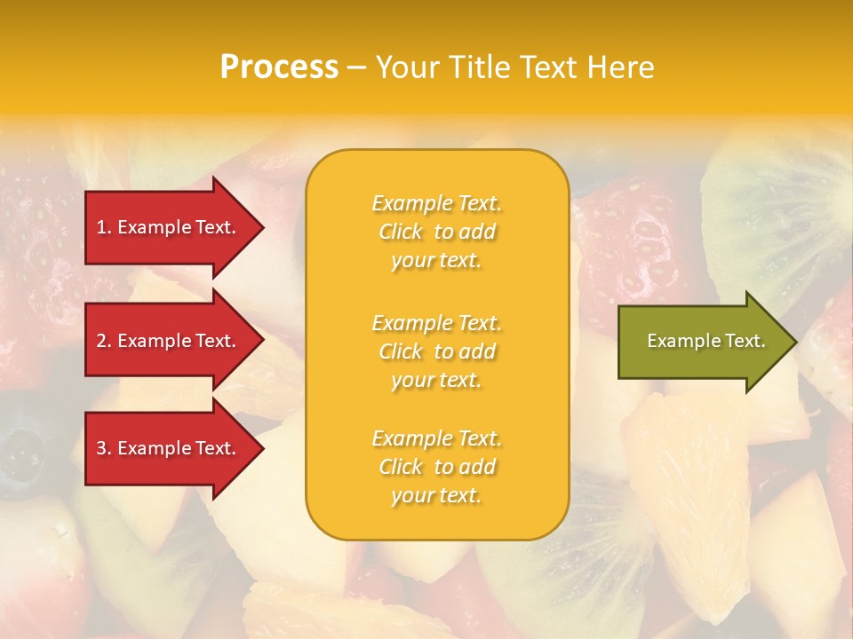 A Close Up Of A Bunch Of Fruit On A Table PowerPoint Template