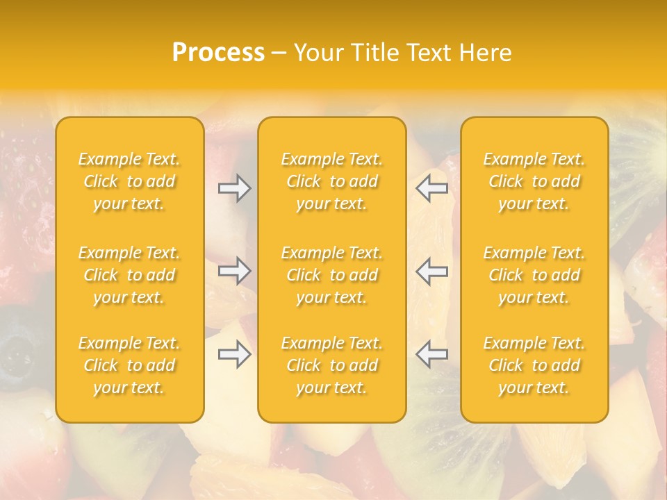 A Close Up Of A Bunch Of Fruit On A Table PowerPoint Template