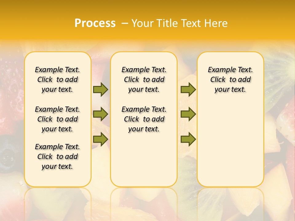 A Close Up Of A Bunch Of Fruit On A Table PowerPoint Template