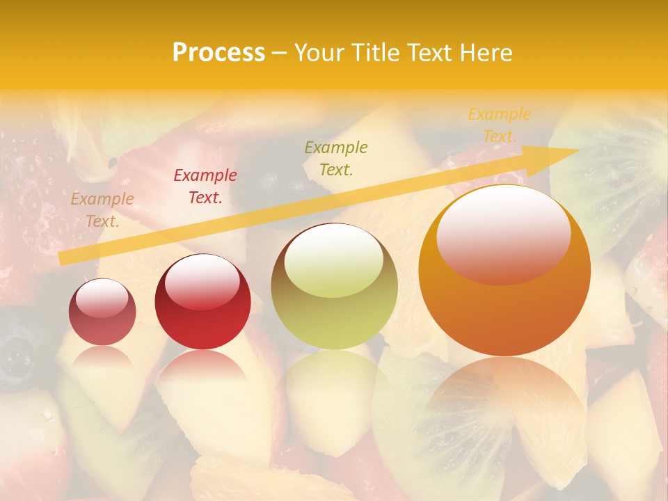 A Close Up Of A Bunch Of Fruit On A Table PowerPoint Template