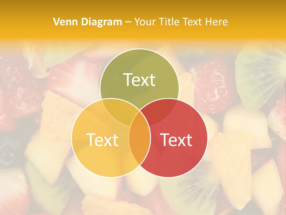 A Close Up Of A Bunch Of Fruit On A Table PowerPoint Template