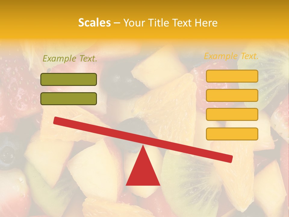 A Close Up Of A Bunch Of Fruit On A Table PowerPoint Template