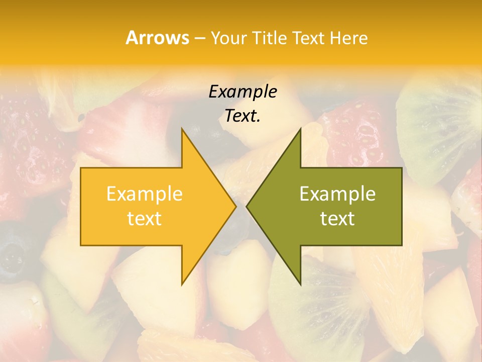 A Close Up Of A Bunch Of Fruit On A Table PowerPoint Template