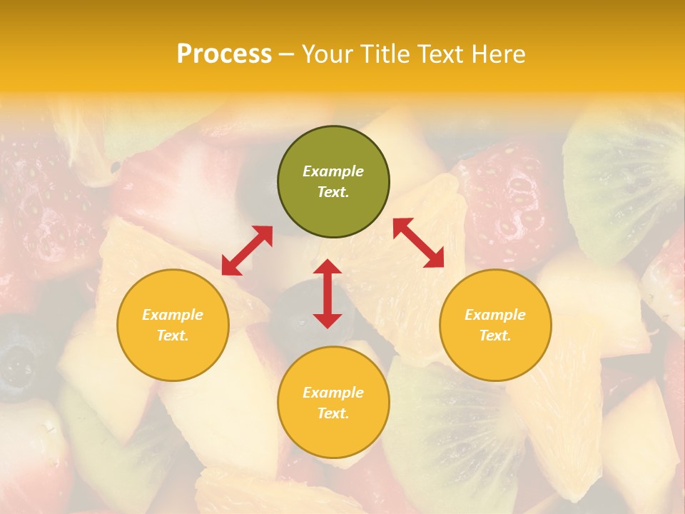 A Close Up Of A Bunch Of Fruit On A Table PowerPoint Template