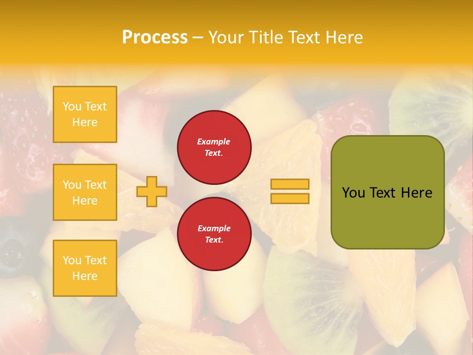A Close Up Of A Bunch Of Fruit On A Table PowerPoint Template