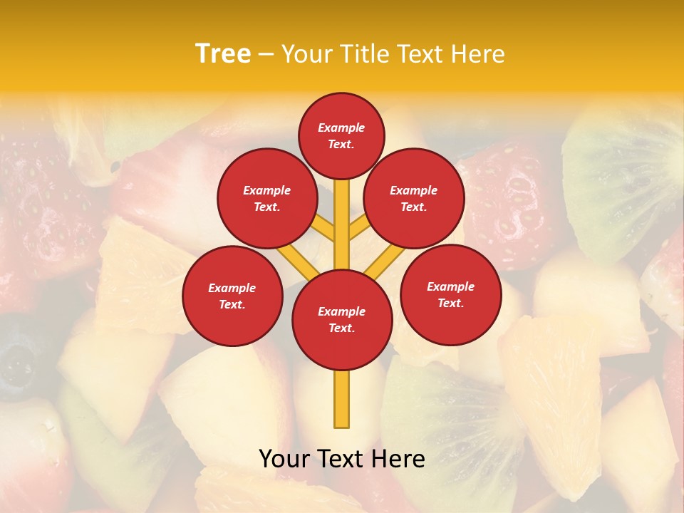 A Close Up Of A Bunch Of Fruit On A Table PowerPoint Template
