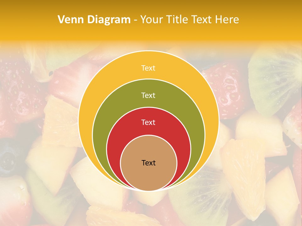 A Close Up Of A Bunch Of Fruit On A Table PowerPoint Template