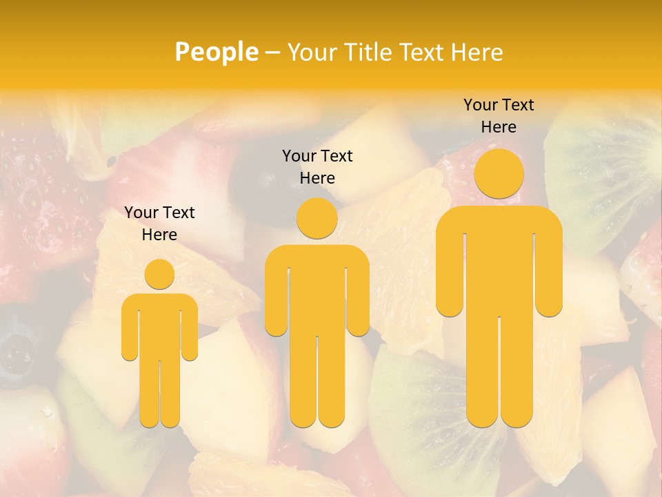 A Close Up Of A Bunch Of Fruit On A Table PowerPoint Template