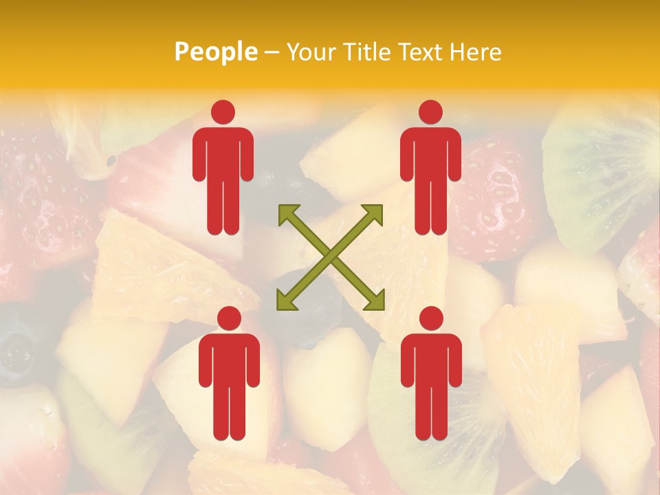 A Close Up Of A Bunch Of Fruit On A Table PowerPoint Template