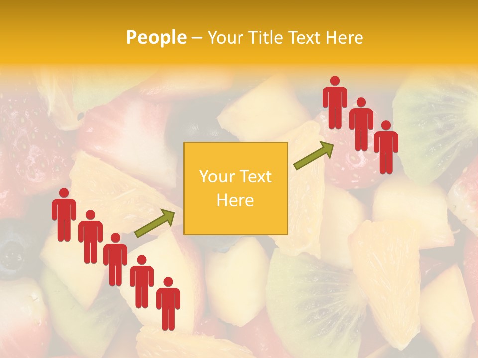 A Close Up Of A Bunch Of Fruit On A Table PowerPoint Template