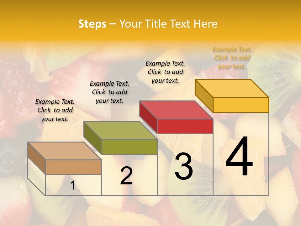 A Close Up Of A Bunch Of Fruit On A Table PowerPoint Template