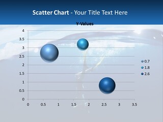 A Person Swimming In The Ocean With A Surfboard PowerPoint Template