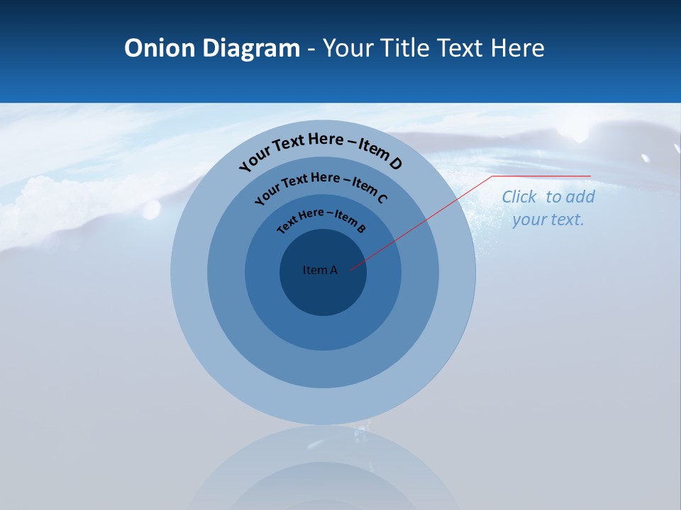 A Person Swimming In The Ocean With A Surfboard PowerPoint Template