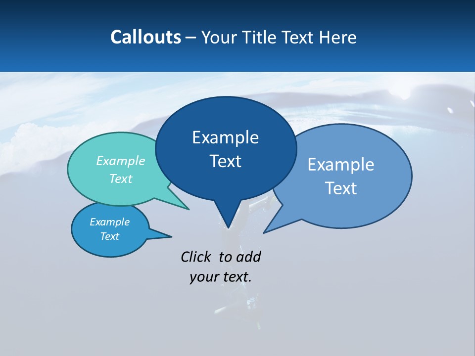 A Person Swimming In The Ocean With A Surfboard PowerPoint Template