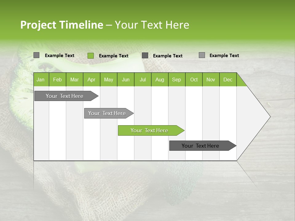 A Piece Of Broccoli And A Piece Of Broccoli On A Cloth PowerPoint Template
