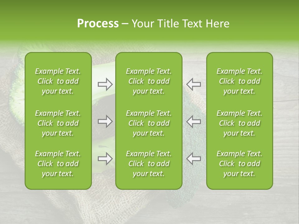 A Piece Of Broccoli And A Piece Of Broccoli On A Cloth PowerPoint Template