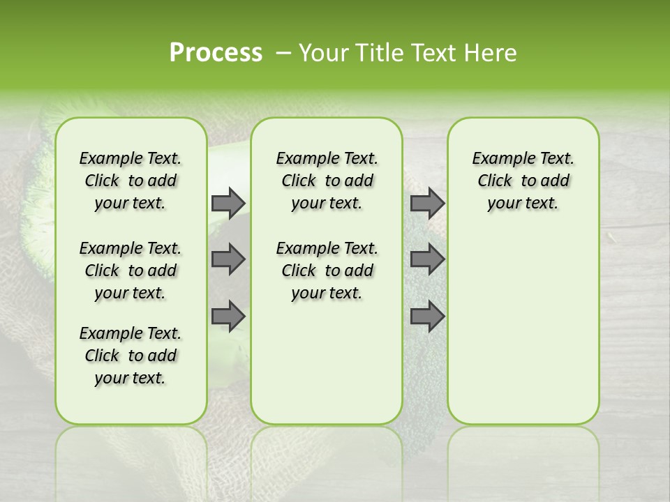 A Piece Of Broccoli And A Piece Of Broccoli On A Cloth PowerPoint Template