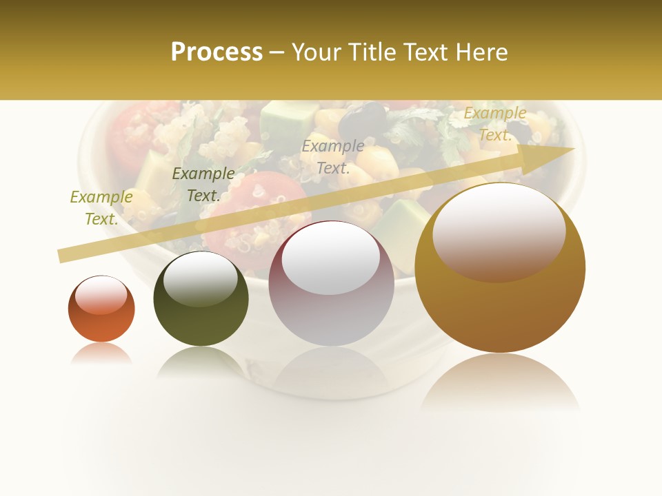 A Bowl Of Salad With A Name Tag On It PowerPoint Template