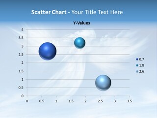 A Blue Sky With White Clouds And A White Angel PowerPoint Template