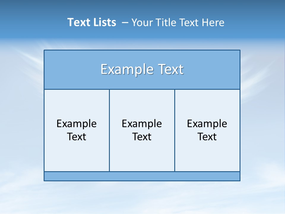 A Blue Sky With White Clouds And A White Angel PowerPoint Template