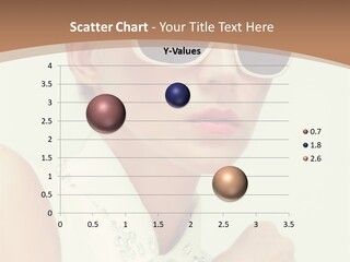 A Woman Wearing Sunglasses And A White Shirt PowerPoint Template