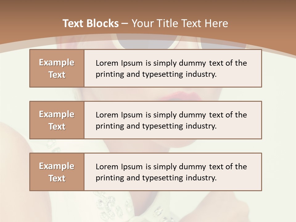 A Woman Wearing Sunglasses And A White Shirt PowerPoint Template