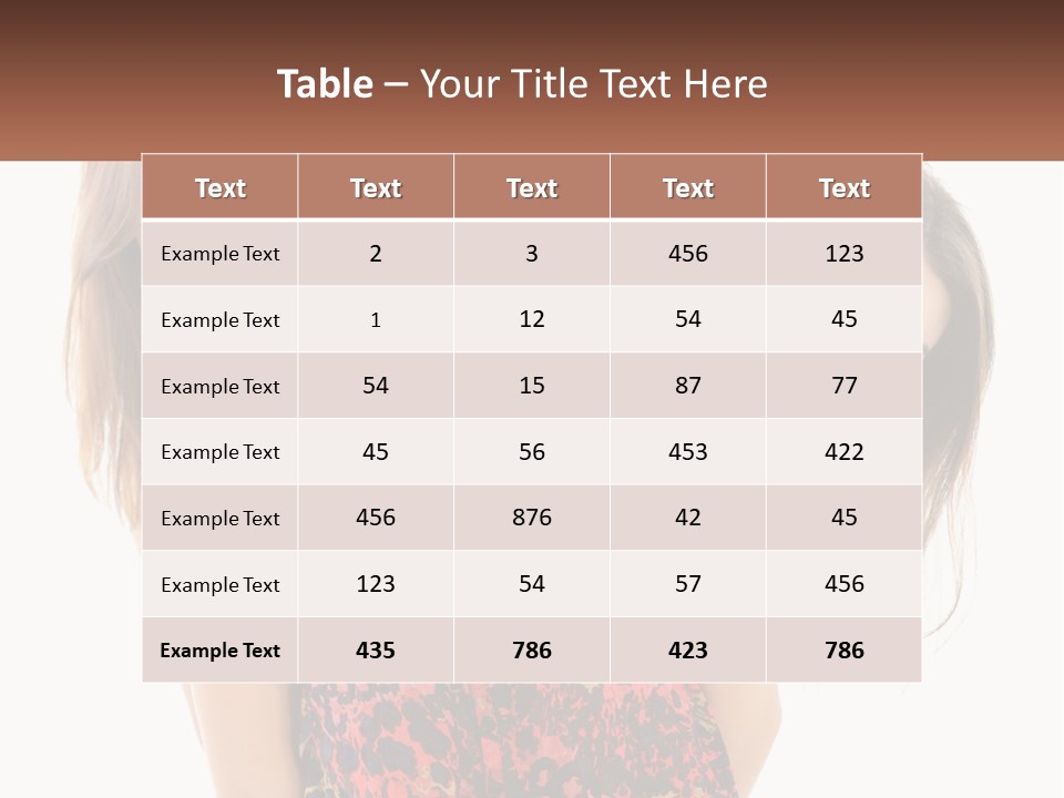 A Group Of Young Women Standing Next To Each Other PowerPoint Template
