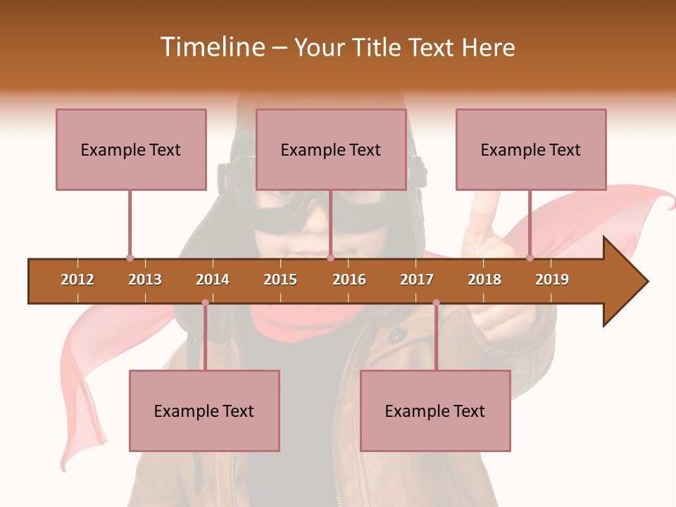 A Young Boy Wearing A Leather Jacket And Goggles Giving A Thumbs Up PowerPoint Template