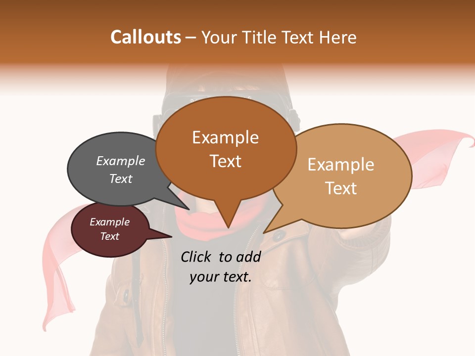 A Young Boy Wearing A Leather Jacket And Goggles Giving A Thumbs Up PowerPoint Template