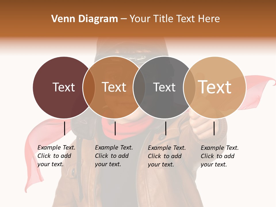 A Young Boy Wearing A Leather Jacket And Goggles Giving A Thumbs Up PowerPoint Template