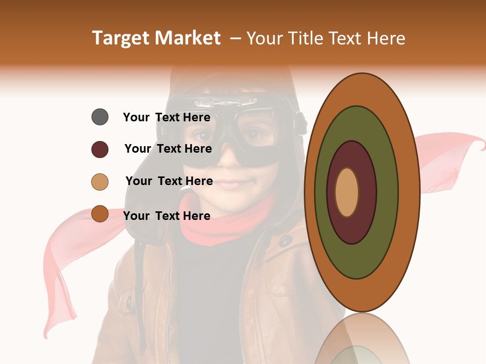A Young Boy Wearing A Leather Jacket And Goggles Giving A Thumbs Up PowerPoint Template