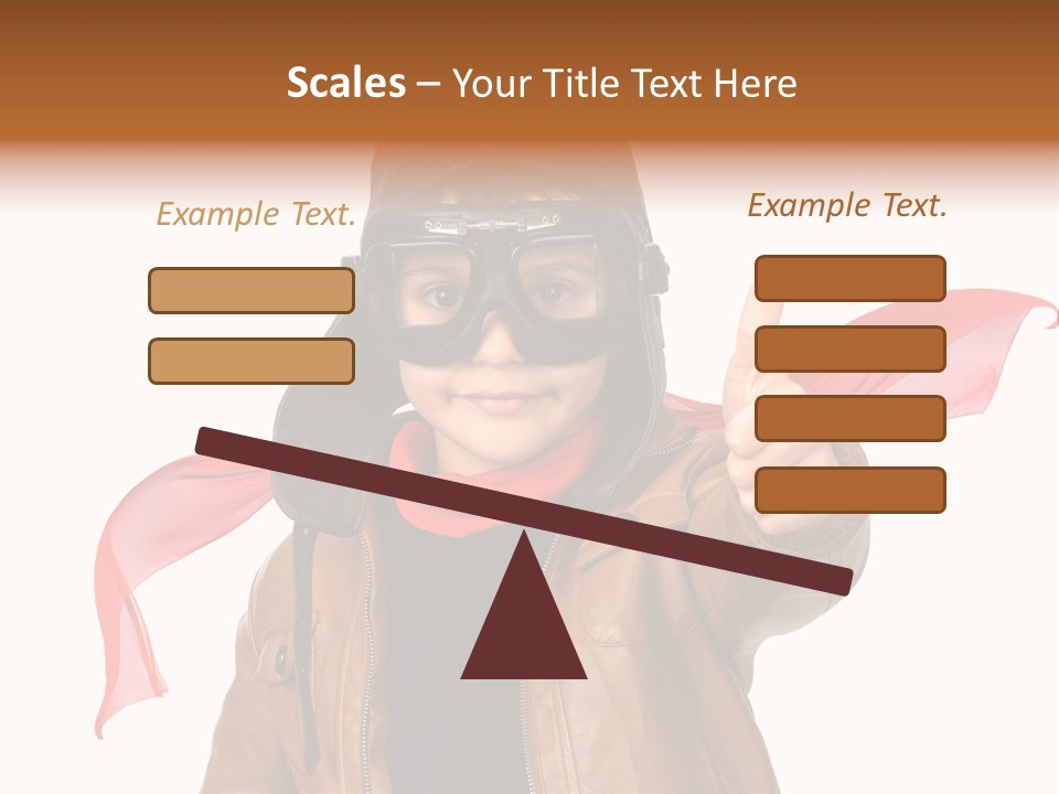 A Young Boy Wearing A Leather Jacket And Goggles Giving A Thumbs Up PowerPoint Template