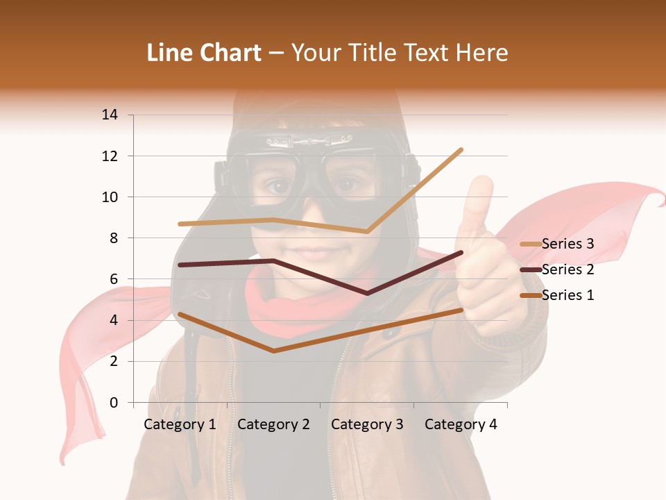 A Young Boy Wearing A Leather Jacket And Goggles Giving A Thumbs Up PowerPoint Template