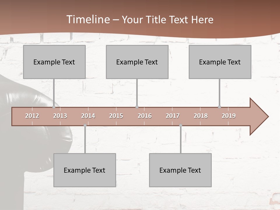 A Black Leather Chair Sitting In Front Of A Brick Wall PowerPoint Template