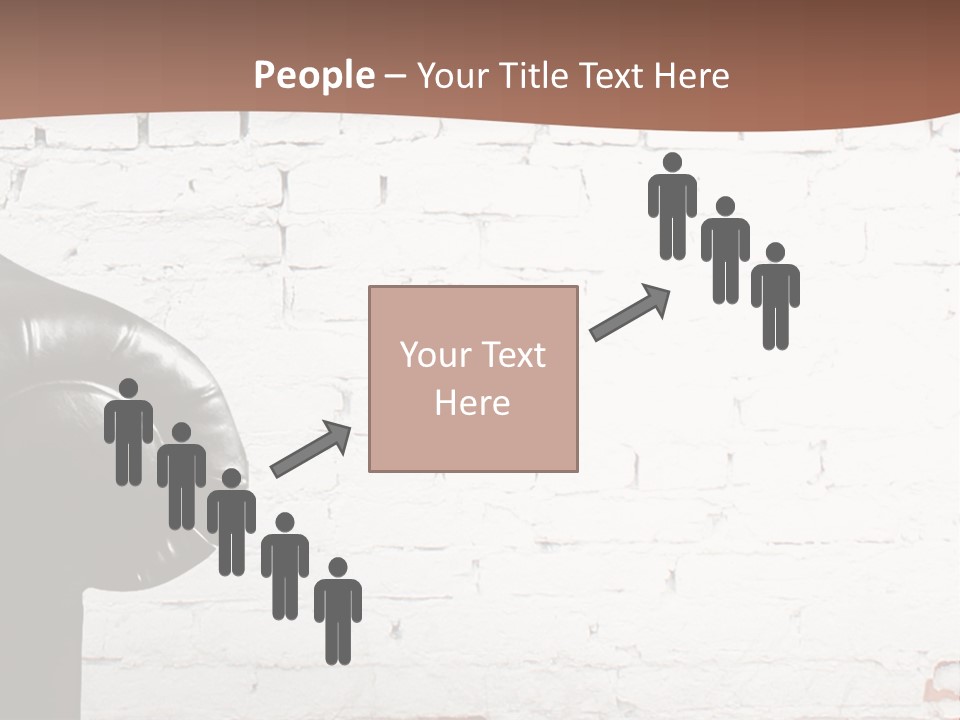 A Black Leather Chair Sitting In Front Of A Brick Wall PowerPoint Template
