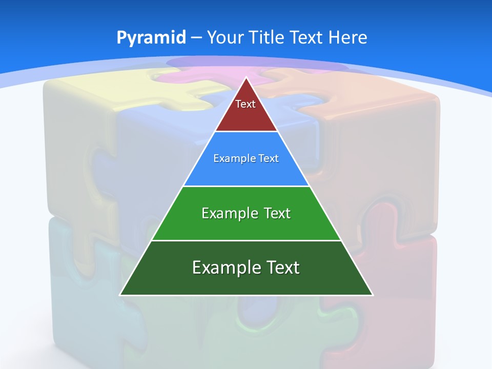 A Colorful Puzzle Piece Powerpoint Presentation PowerPoint Template