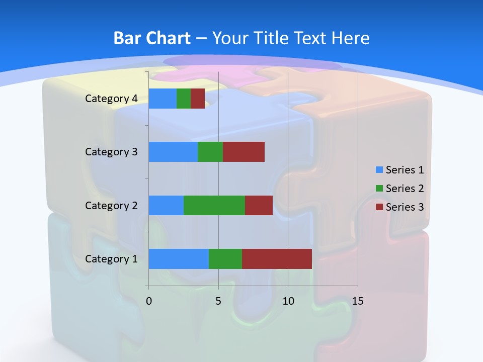 A Colorful Puzzle Piece Powerpoint Presentation PowerPoint Template