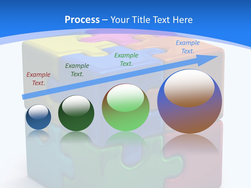 A Colorful Puzzle Piece Powerpoint Presentation PowerPoint Template