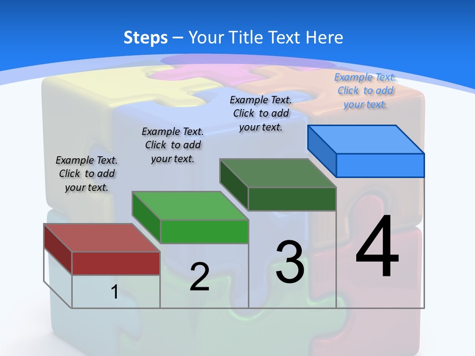 A Colorful Puzzle Piece Powerpoint Presentation PowerPoint Template